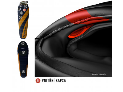 Spacák Extreme Ladies Motion -20°C oranžová