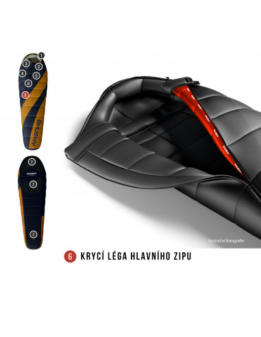 Spacák Extreme Ladies Motion -20°C oranžová