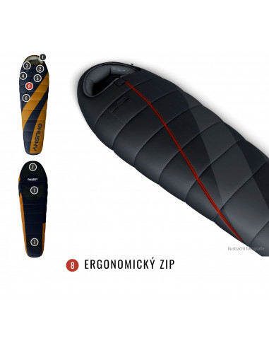 Spacák Extreme Ladies Motion -20°C oranžová