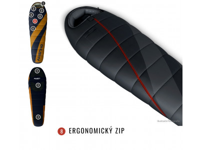 Spacák Extreme Ladies Motion -20°C oranžová