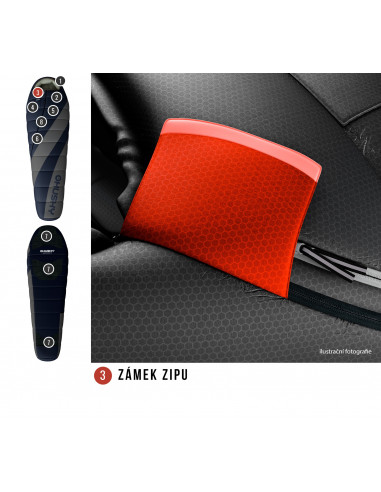 Spacák Extreme  Enemy -12°C šedá