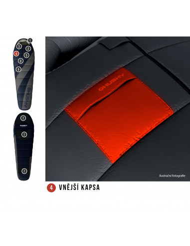 Spacák Extreme  Enemy -12°C šedá