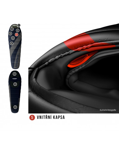 Spacák Extreme  Enemy -12°C šedá