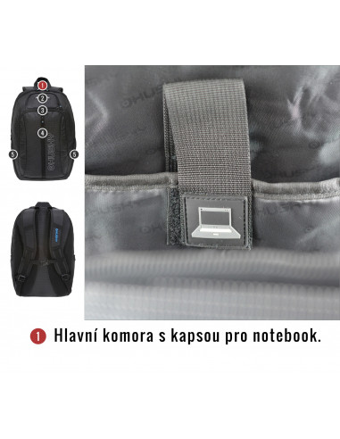 Batoh Office   Slander 28l černá