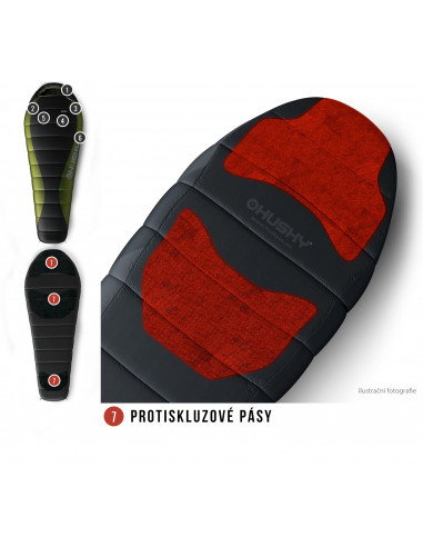 Spacák Péřový Dinis -10°C zelená