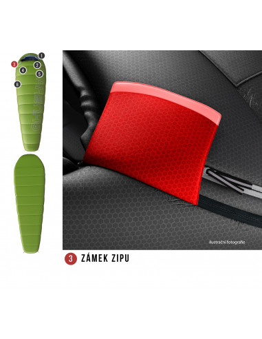 Spacák řady Ultralight  Mikro +2°C zelená