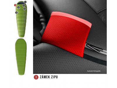 Spacák řady Ultralight  Mikro +2°C zelená