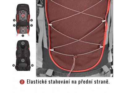 Batoh Expedice   Samont 60+10 l černá