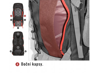 Batoh Expedice   Samont 60+10 l černá