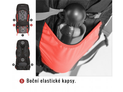 Batoh Expedice   Samont 60+10 l černá