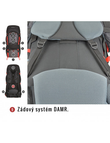 Batoh Expedice   Samont 60+10 l černá