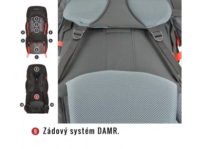 Batoh Expedice   Samont 60+10 l černá