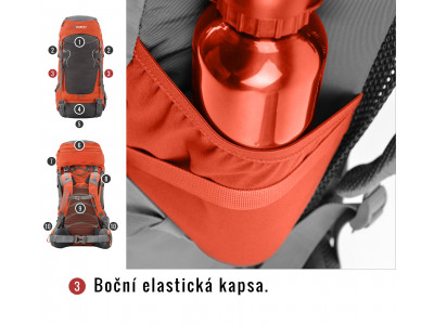 Batoh Ultralight   Rony 50l oranžová