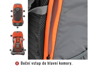 Batoh Ultralight   Rony 50l oranžová