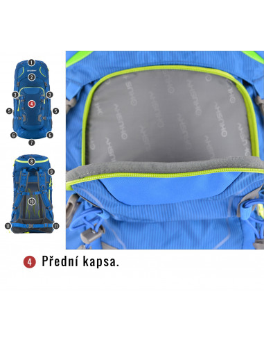 Batoh Expedice / Turistika   Sloper 45 l modrá