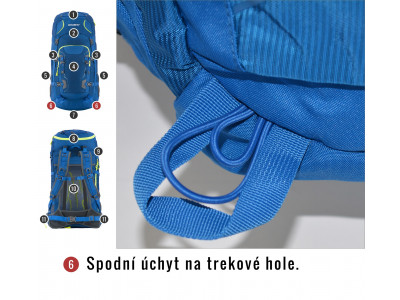 Batoh Expedice / Turistika   Sloper 45 l modrá