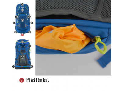 Batoh Expedice / Turistika   Sloper 45 l modrá