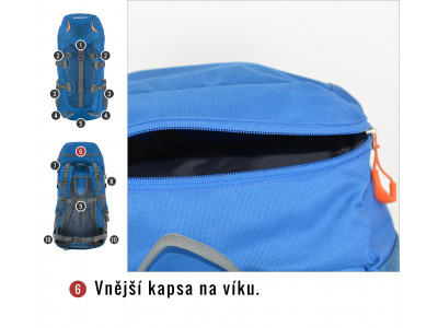 Batoh Expedice / Turistika   Scape 38l modrá