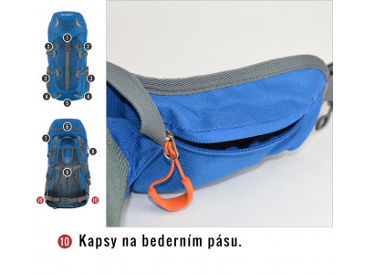 Batoh Expedice / Turistika   Scape 38l modrá