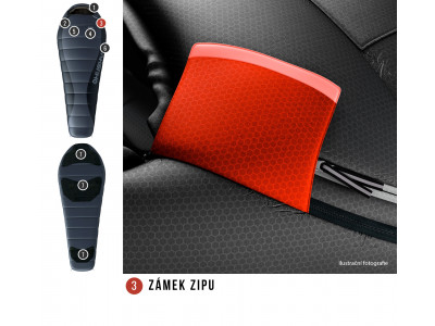 Spacák Péřový Dopy -25°C antracit