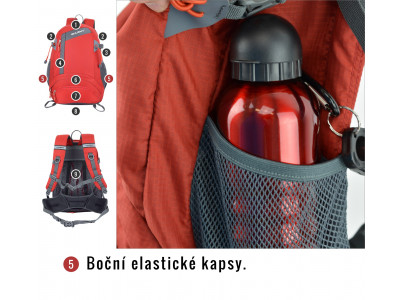 Batoh Turistika   Stingy 28l červená