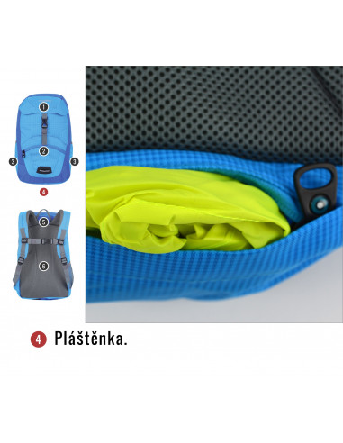 Dětský batoh   Junny 15l modrá