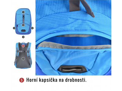 Dětský batoh   Junny 15l modrá