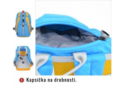 Dětský batoh  Sweety 6l modrá