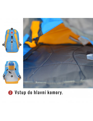 Dětský batoh  Sweety 6l modrá