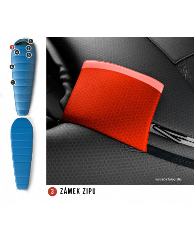 Spacák Outdoor Husky -10°C LONG modrá