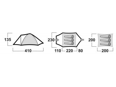Stan Outdoor Bizon 3 classic zelená
