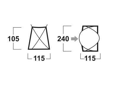 Stan  Outdoor  Blum 4 zelená