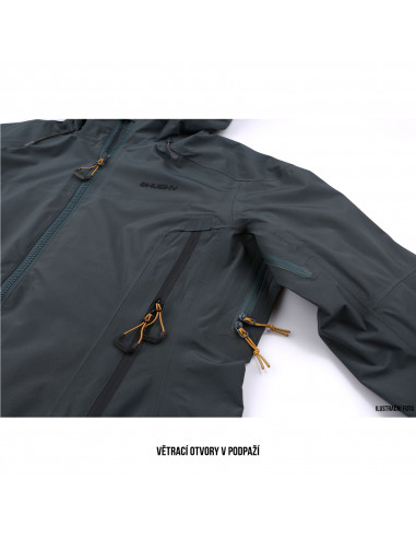 Dámská outdoor bunda   Nakron L černý mentol