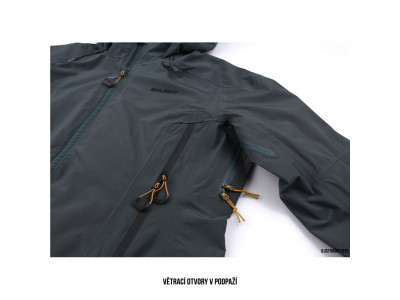 Dámská outdoor bunda   Nakron L černý mentol