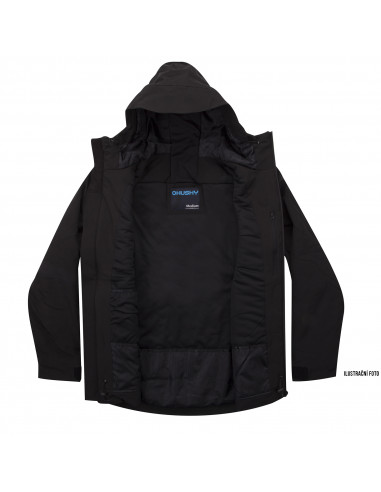 Pánská hardshell bunda   Narbi M černá