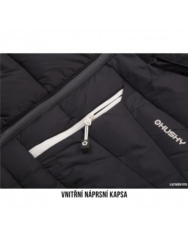 Dámská plněná zimní bunda  Norel L grafit