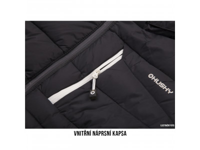 Dámská plněná zimní bunda  Norel L grafit