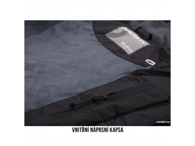 Dámská plněná zimní bunda  Norel L grafit