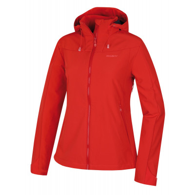 Dámská softshell bunda   Sahony L jemná červená