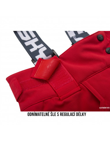 Dámské lyžařské kalhoty  Galti L jemná červená