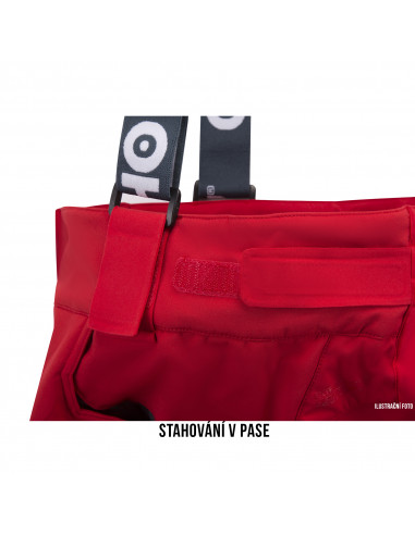 Dámské lyžařské kalhoty  Galti L jemná červená