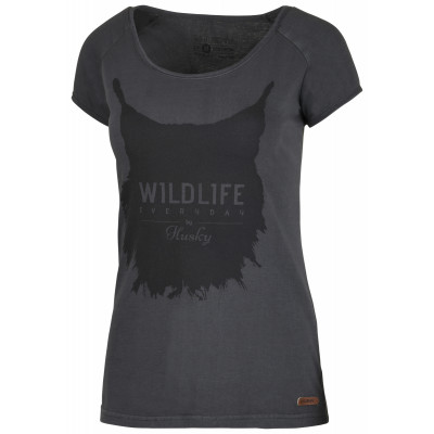 Dámské triko   Lynx L černý mentol