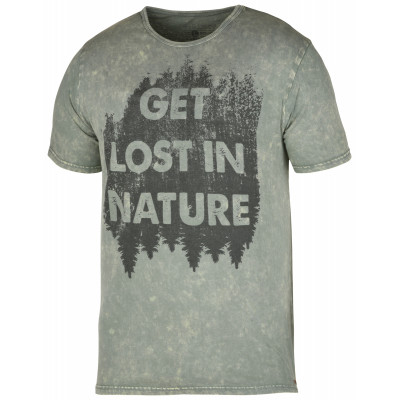 Pánské triko   Bronson M sv. šedozelená