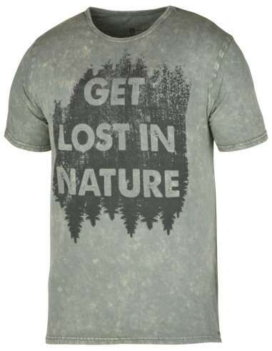 Pánské triko   Bronson M sv. šedozelená