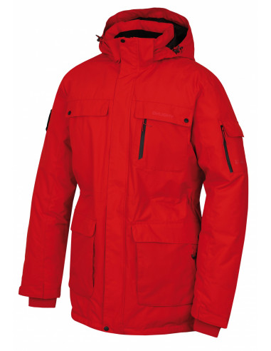 Pánská péřová bunda   Dantex M červená