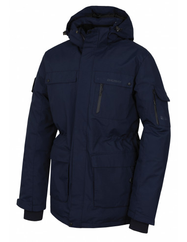 Pánská péřová bunda   Dantex M tm.modrá