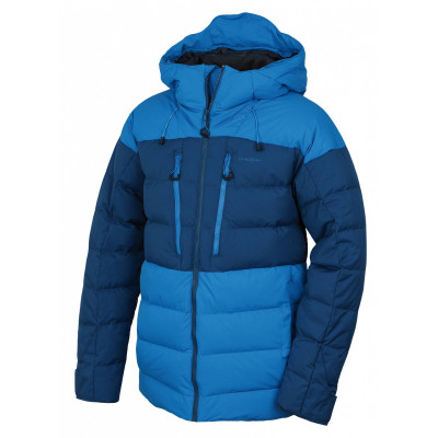 Pánská péřová bunda   Dester M modrá/tm.modrá