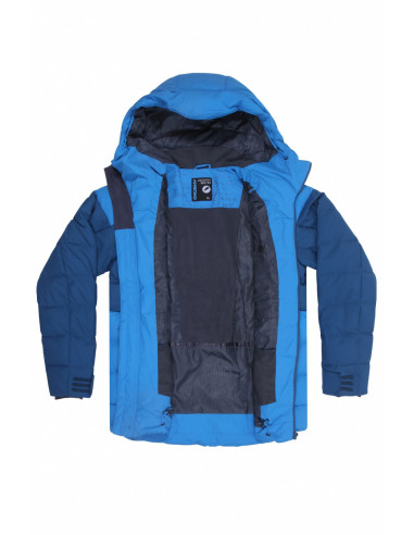 Pánská péřová bunda   Dester M modrá/tm.modrá