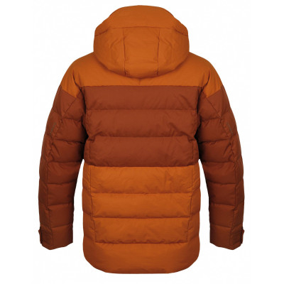 Pánská péřová bunda   Dester M hnědooranžová/hnědá 2