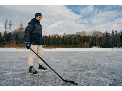 Pánská péřová bunda   Dester M hnědooranžová/hnědá
